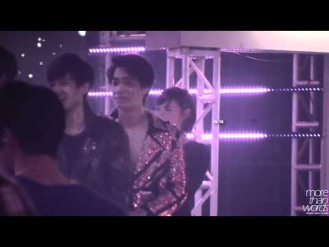 120420 KBS Music Bank Jongin get shockedㅋㅋ