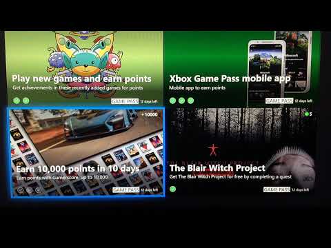 Xbox Game Pass Earn Up To 10,000 Microsoft Points 9/20/19