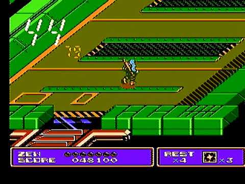 Zen: Intergalactic Ninja - NES Longplay - No Deaths (Nomiss) - Real Hardware