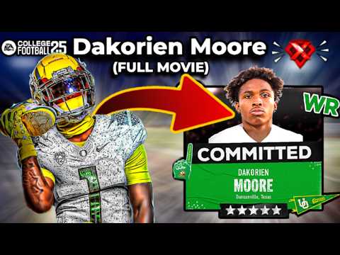 I Put The #1 Receiver in the COUNTRY in College Football 25! (FULL MOVIE)