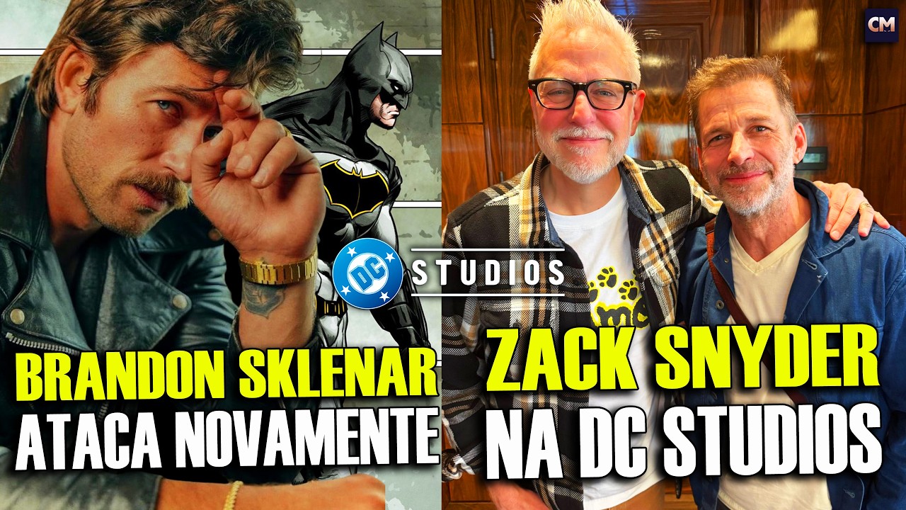 DCU | ZACK SNYDER SURPREENDE FÃS! + BRANDON SKLENAR ENCANTA OS FÃS QUE QUEREM ELE COMO BATMAN!