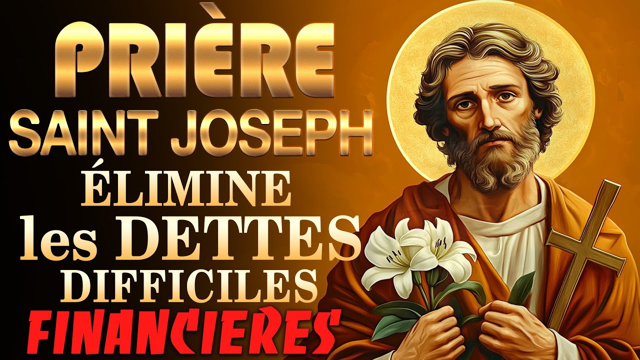 Prière à SAINT JOSEPH pour ÉLIMINER les Dettes, les Difficultés Financières et les Maladies!🙏✨