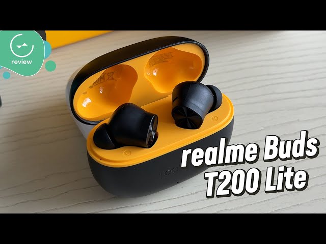 Vídeo relacionado con realme Buds T200 Auriculares Inalámbricos con 32dB ANC, 50H de Batería, Auriculares Bluetooth TWS In-Ear con 12,4 mm Hi-Res Audio Controlador y 3D Audio Espacial, IP55 Audífonos, Gris