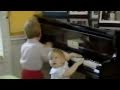 Prince William Harry Playing The Piano 1985
