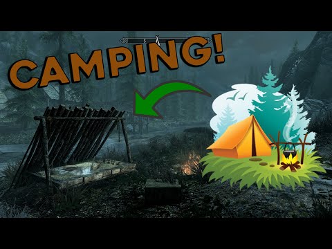 Skyrim Anniversary Edition - How To Set Up a Camp! | NEW UPDATE |