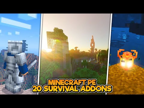 Laster -  20 Addons/Mods Survival Minecraft PE |  Will Make Your MCPE Better - MCPE 1.20