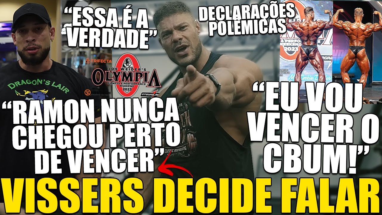 RAMON É RETIRADO DA DISPUTA PELO TÍTULO EM POLÊMICA DECLARAÇÃO DO VISSERS E CAUSA REPERCUSSÃO