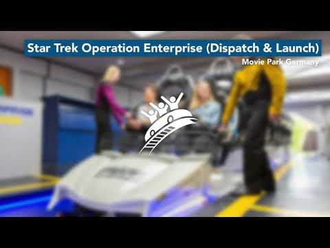 Star Trek Operation Enterprise (Dispatch & Launch) | Movie Park Germany | Theme Park Music
