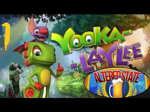 Lets Play Yooka-Laylee Part 1- Our First Pagie