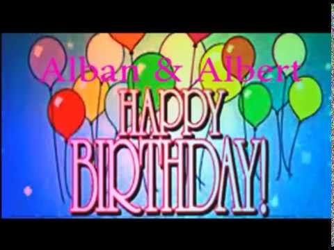 HAPPY BIRTHDAY ALBAN & ALBERT