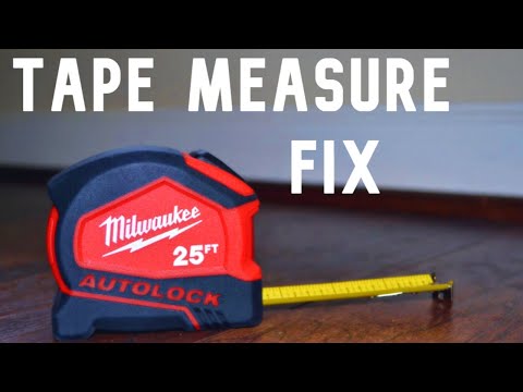 How to fix tape measure that came all the way out
