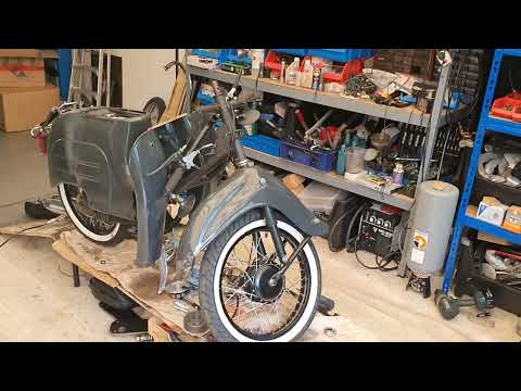 Augen auf beim Mopedkauf - Extrembeispiel Teil 2 - Simson Schwalbe KR51/1 - Träger u Lenkkopflager