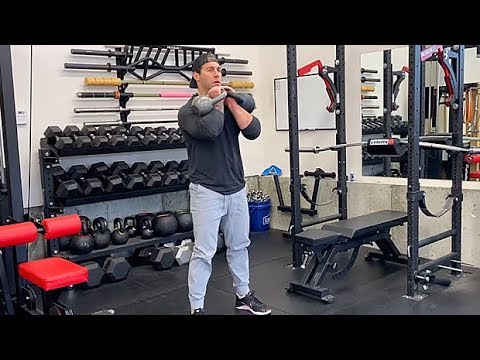 Double-Kettlebell Push Press