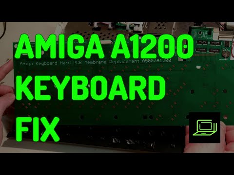 Amiga A1200: Introduction and Hard Membrane Keyboard Upgrade
