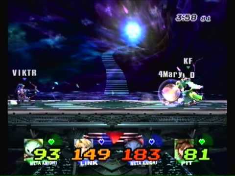 Overflow: K9 (Metaknight) & KiraFlax (Pit) vs Juan (Metaknight) & Scizor (Link)