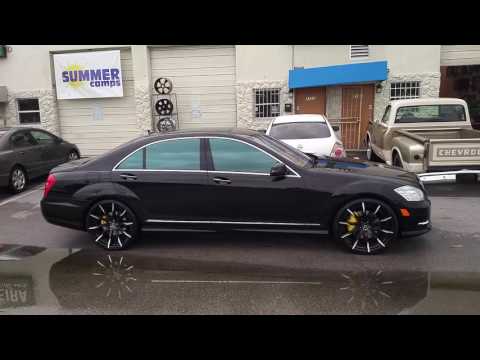 877-544-8473 22 Inch Lexani CSS-15 Black Rims Mercedes S550 Wheels Free Shipping Call us!