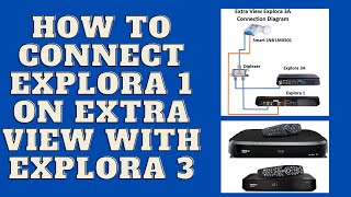 how to connect a dstv decoder explora 1 on extra view with a dstv decoder explora 3 dstv specialist