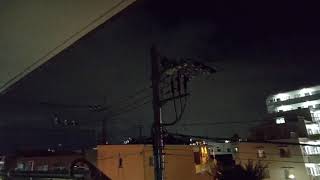 2021.10.02　神奈川東部から東京都東部にかけての非常に激しい雷の様子