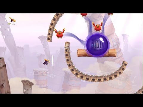 Rayman Legends (PS4) Replay (HD) Part 57: Snake Eyes (Desert of Dijiridoos) Back to Origins
