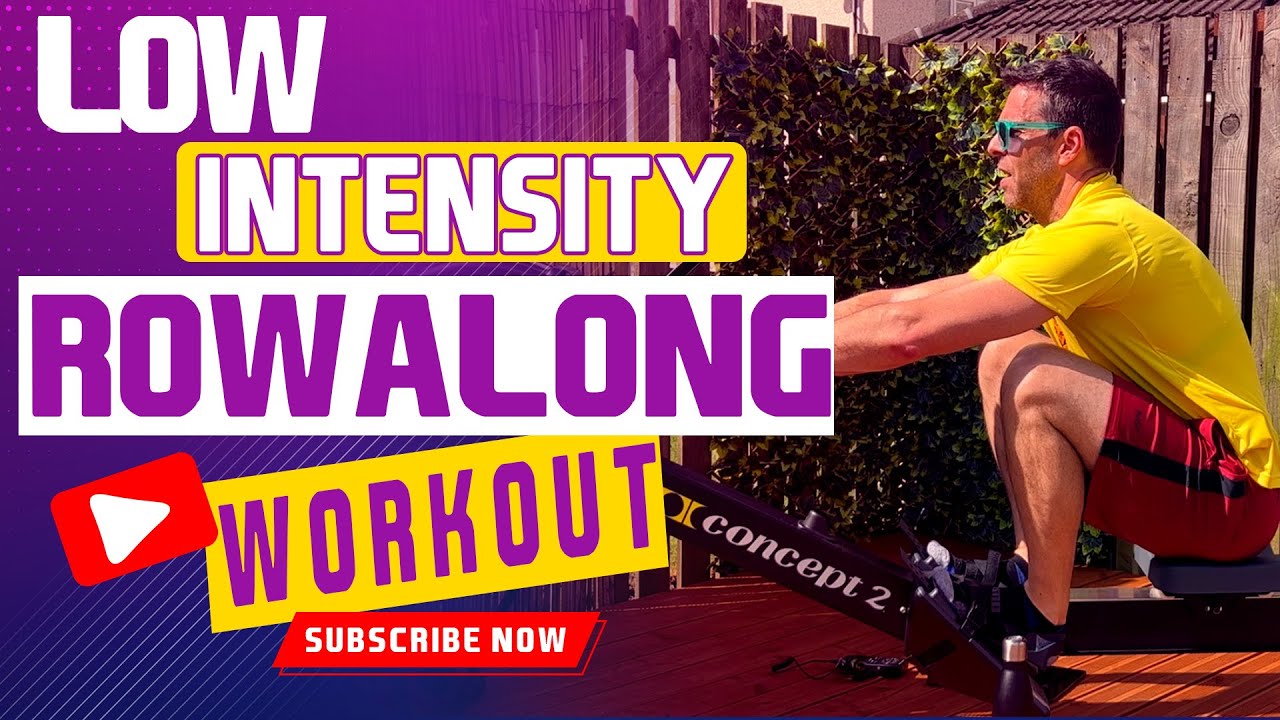 Low Intensity Fitness Boosting Rowing Workout