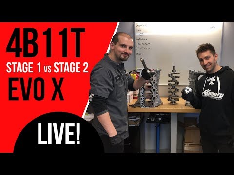 Evo X 4B11T Stage 1 vs Stage 2 - MAP Engines