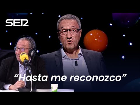 Boyero reacts to Raúl Pérez's imitation on 'Illustrious Ignorants'