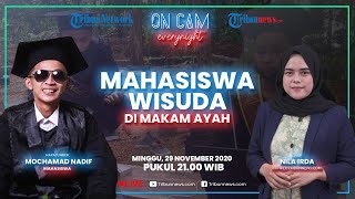 Viral Video Mahasiswa IAIN Jalani Wisuda di Makam Ayah, Begini Cerita Haru dan Sesalnya Sekaligus