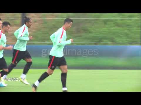 CHRISTIANO RONALDO WORLD CUP 2018-PORTUGAL TRAINING