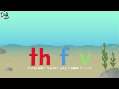 Nessy Spelling Strategy | ‘th’ ‘f’ ‘v’ are often confused | Learn How to Say and Spell