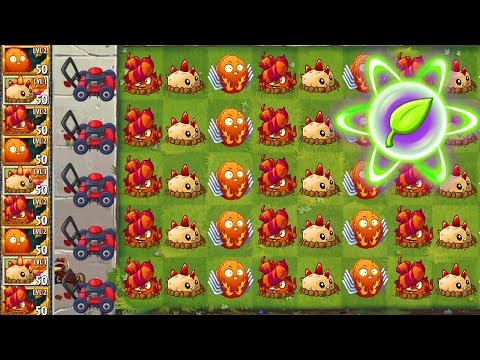 TEAM PLANTS POWER-UP! vs ZOMBIES in Plants vs Zombies 2