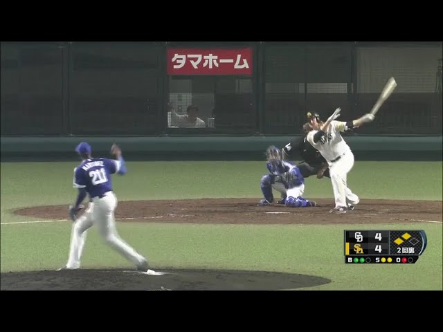【ファーム】勝負強さを見せるホークス・ジェンセンの勝ち越し打!! 2017/9/26 H-D(ファーム)