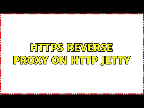 Https Reverse Proxy On Http Jetty