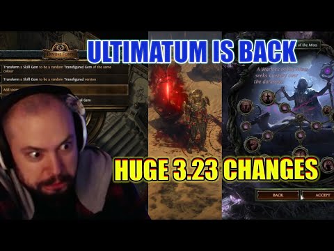ULTIMATUM IS BACK & HUGE META SHAKEUP | PoE 3.23 Anouncement REACTION