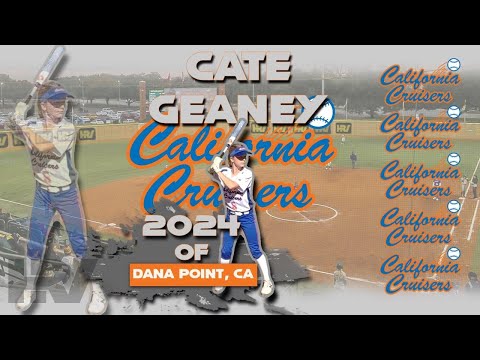 2024 Cate Geaney Outfield Softball Skills Video - Cal Cruisers Turi