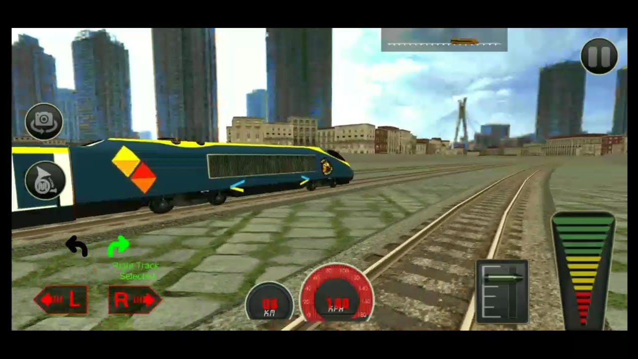 City Train Driver Simulator 3D || Free Train Games || Android Gameplay