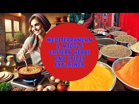 A guide to Mediterranean and Middle Eastern herbs and spices. #herbs