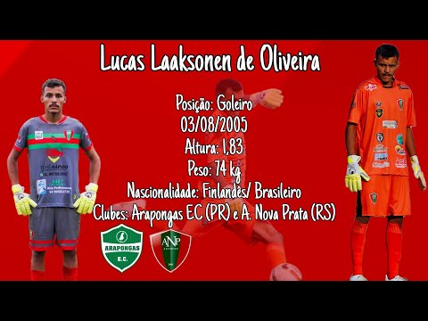 Goleiro Lucas Laaksonen de Oliveira - 2005