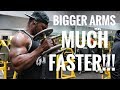 How To Get Bigger Arms Much Faster!!! (Biceps & Triceps!!!)