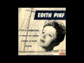 Le Chemin de Forains - Edith Piaf (Vintage Version ...