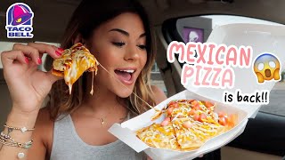 Trying the Mexican Pizza from Taco Bell for the FIRST TIME!