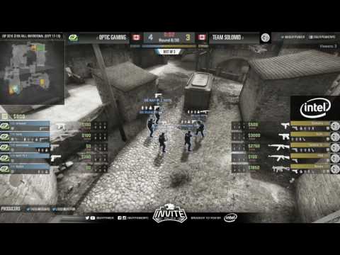 OpTic Gaming vs Team SoloMid - Round of 8 - Map 1 - IBP Invite Fall 2016 (CS:GO)