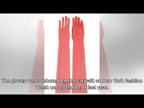 Calvin Klein releases pink rubber gloves for £385