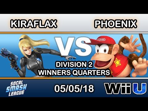 SCSL Div 2 - Jumpsteady (Zero Suit) Vs. KH | Taternator (Diddy Kong) Winners Quarters - Smash 4