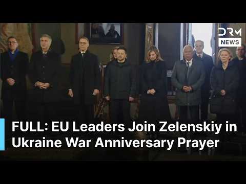 FULL PRAYERS: Zelenskiy Hosts War Anniversary Prayer with Ursula, Costa, & Other EU Leaders | AC1B
