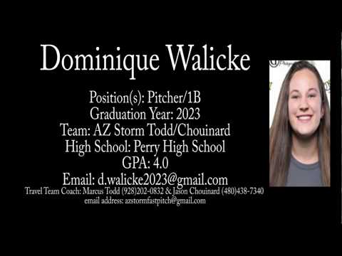 Dominique Walicke: graduation year 2023