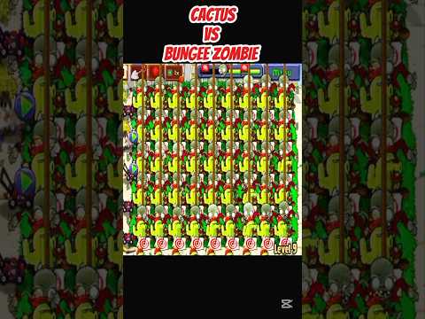 *CACTUS VS BUNGEE ZOMBIE*#shorts #short #pvz #youtubeshorts #shortvideo #pvzfusion #gaming #games