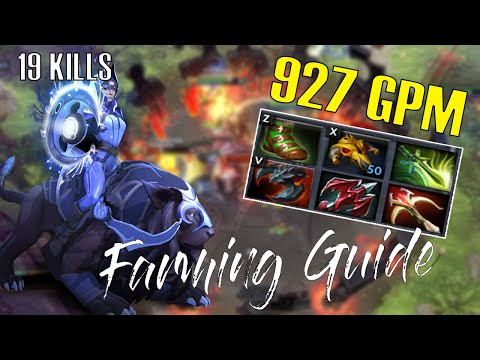 Unlimited Farm 927 GPM Luna 1 vs 5 Pro gameplay - Godadico Dota