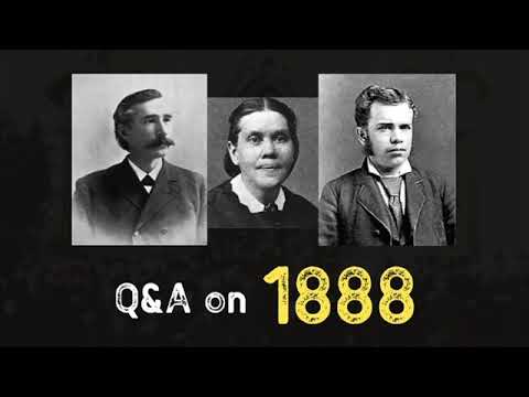 Q&A on The 1888 Message of Justification by Faith - Mar. 23, 2018 - Trent Wilde