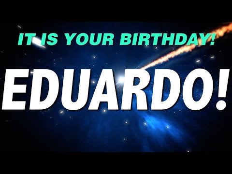 HAPPY BIRTHDAY EDUARDO! This is your gift.