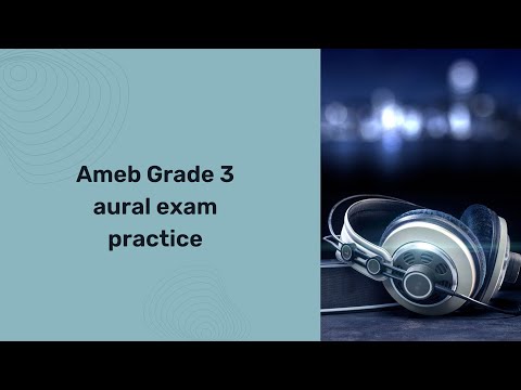 AMEB grade 3 aural test practice video